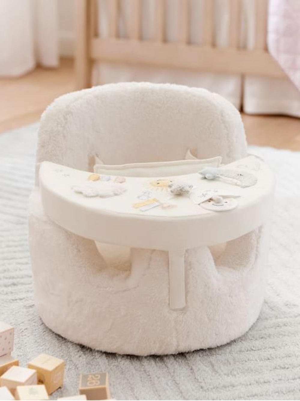POTTERY BARN KIDS Sit-Me-Up Support Baby Activity Seat | White